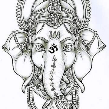 Tetování Ganesha