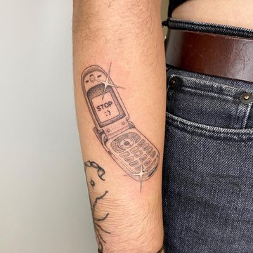 tetování telefon