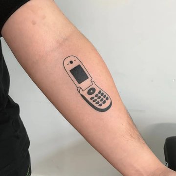 tetování telefon