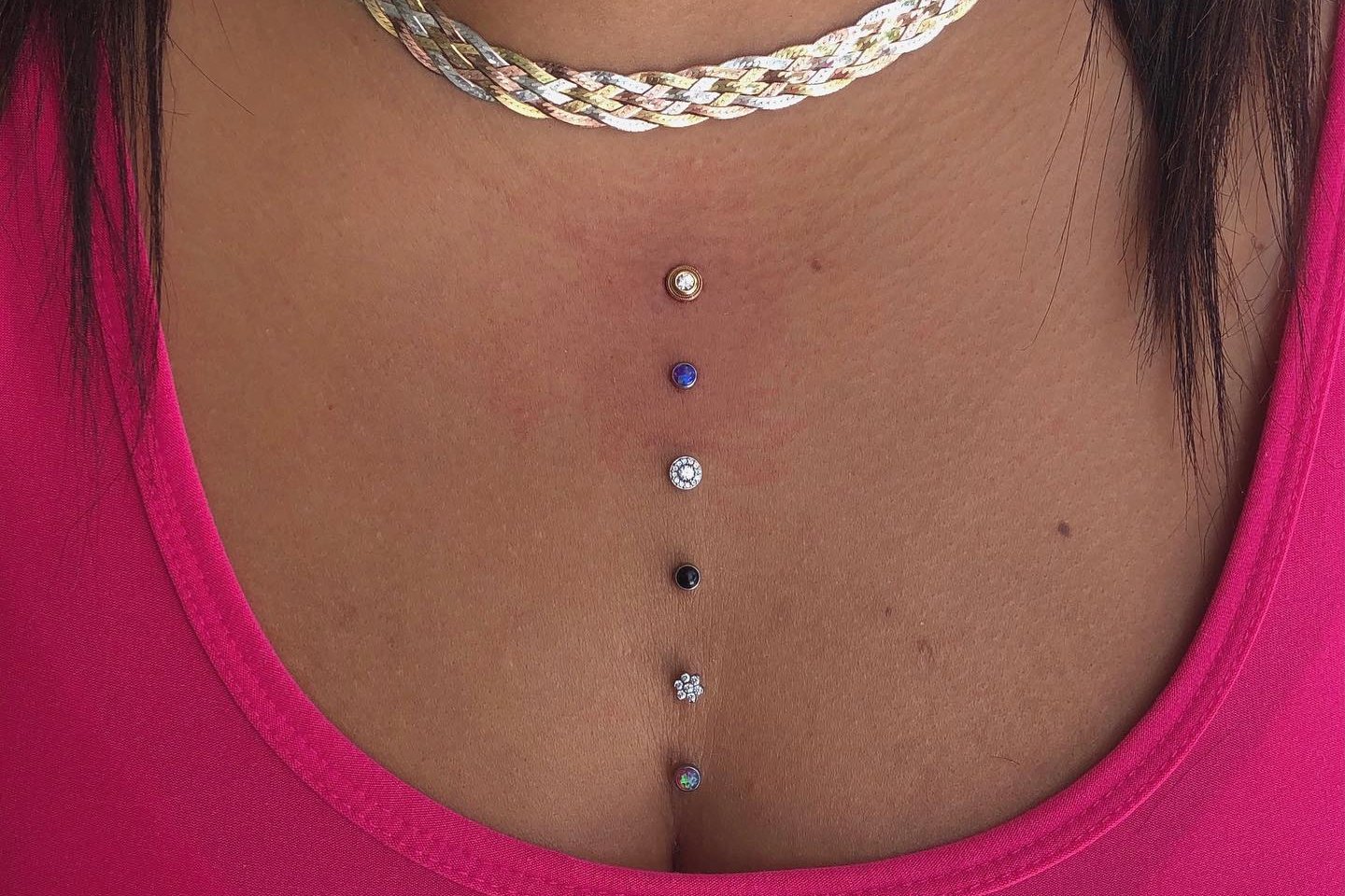 plochý piercing