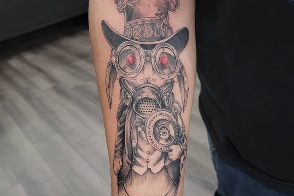 tetovací skici steampunk