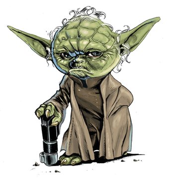 Tetování Yoda