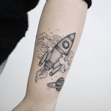 Tetování rakety