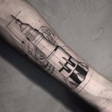 Tetování rakety