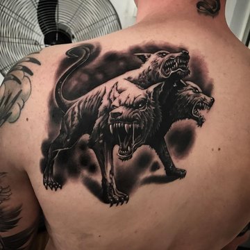 tetování návrhy Cerberus