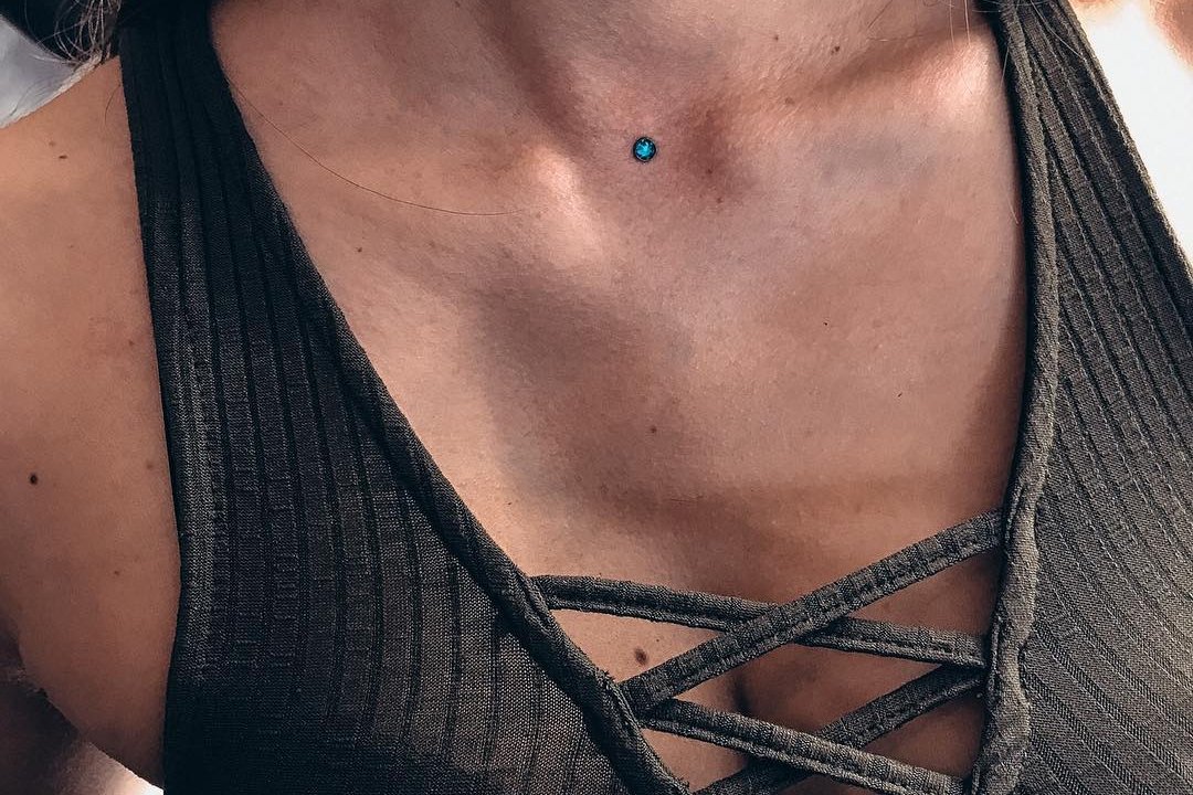 plochý piercing