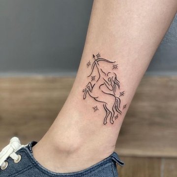 tetování znamení zvěrokruhu Střelce