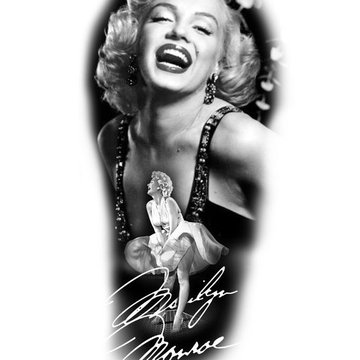 tetování Marilyn Monroe