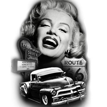 tetování Marilyn Monroe