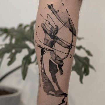 tetování znamení zvěrokruhu Střelce