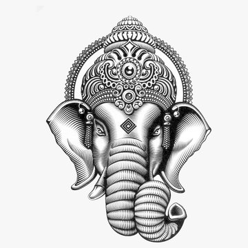 Tetování Ganesha