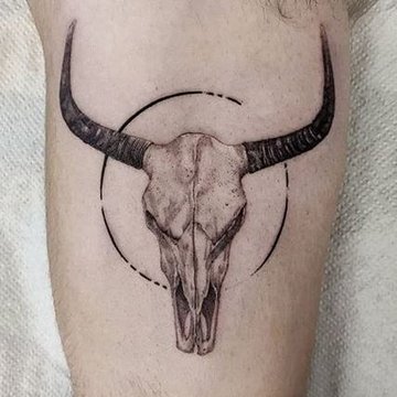 tetování znamení zvěrokruhu Býka