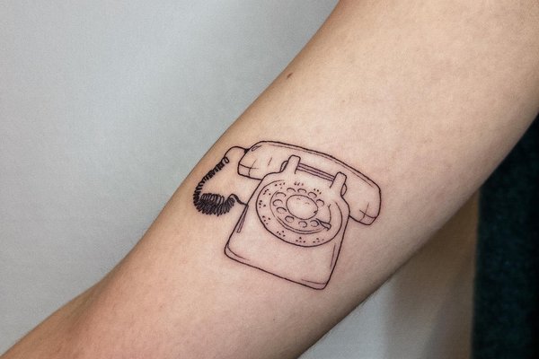 tetování telefon