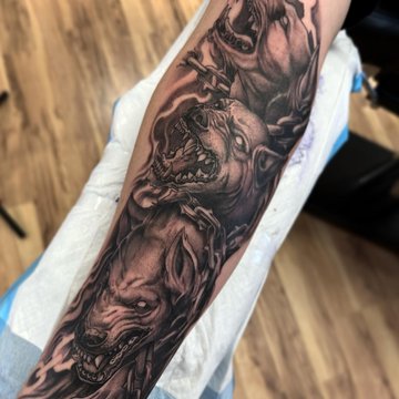 tetování návrhy Cerberus