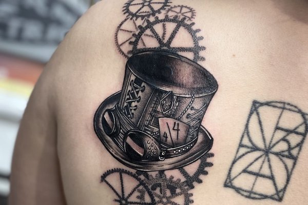 tetovací skici steampunk