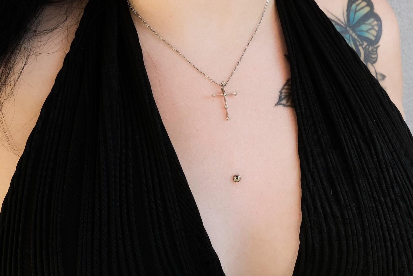 plochý piercing