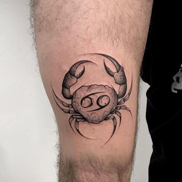 tetování znamení zvěrokruhu Raka