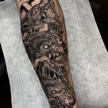 tetování návrhy Cerberus