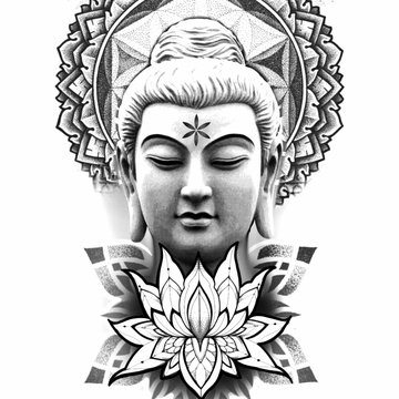 Tetování Buddha