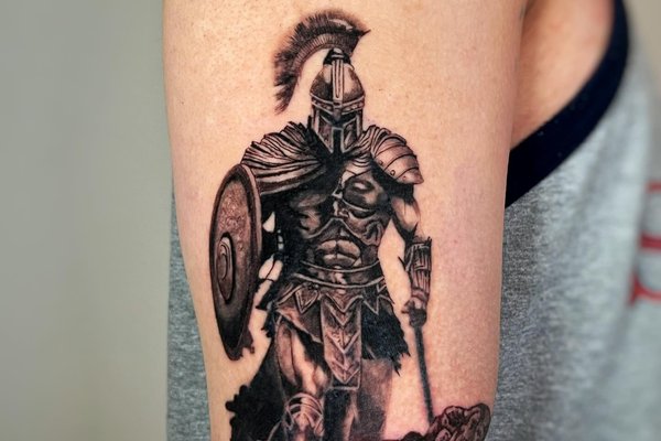 tetovací skici Spartan