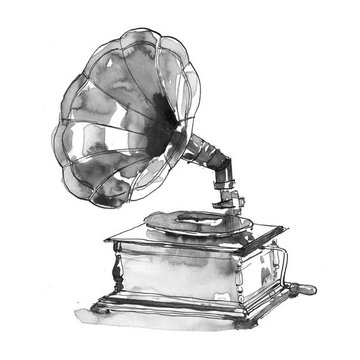 Tetování gramofon
