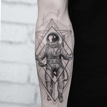 Tetování Astronaut