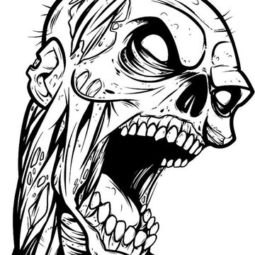 Návrhy tetování-zombie