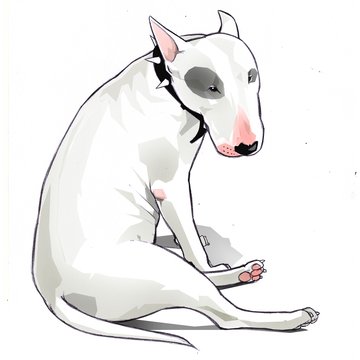 bullterrier tattoo