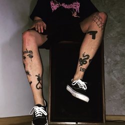 Pánská tetování nohou