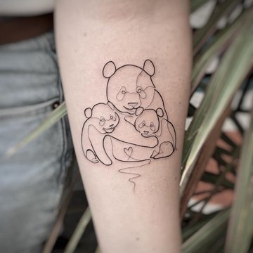 Tetování panda