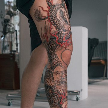 Pánská tetování nohou
