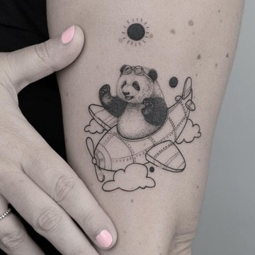 Tetování panda
