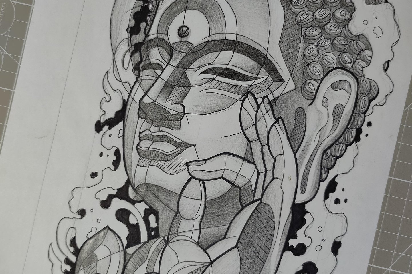 Tetování Buddha