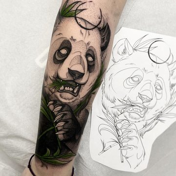 Tetování panda