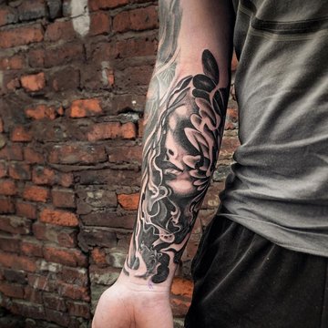 Tetování pro muže na předloktí - fotografie, nápady