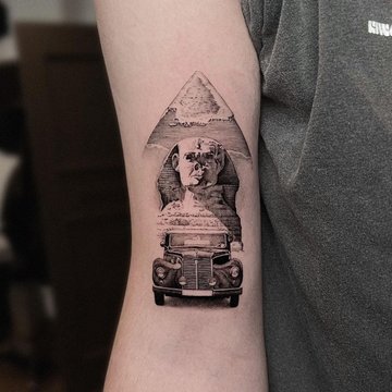 Tetování pyramidy